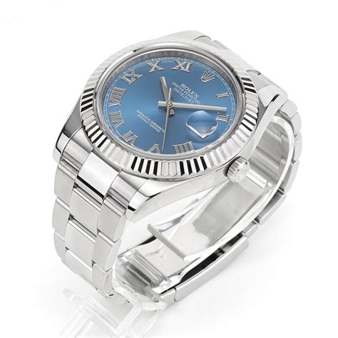 rolex datejust ii blue review|Rolex Datejust blue for sale.